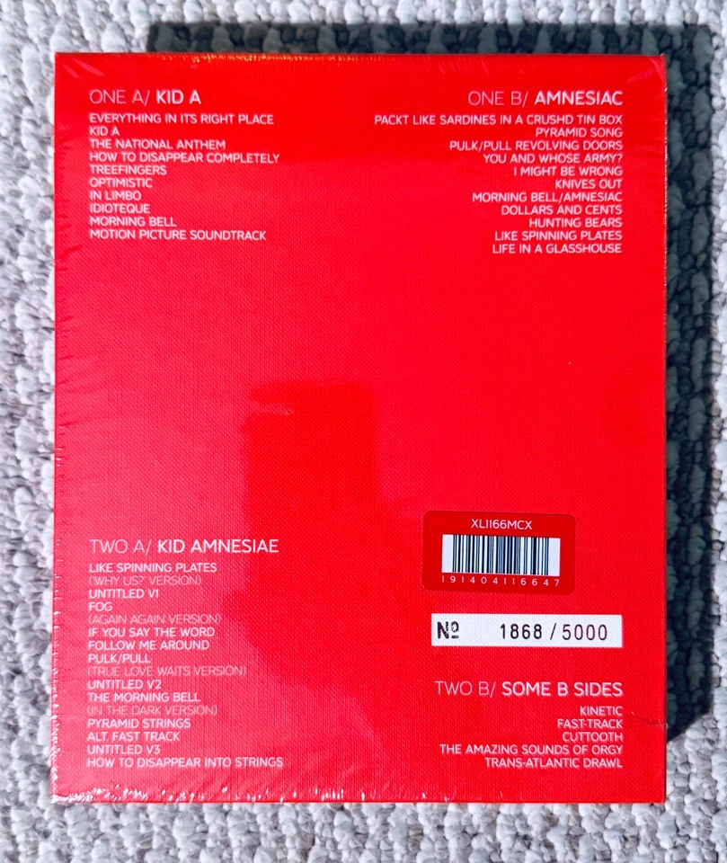 Radiohead Kid A Mnesiette Cassette Box Set | Limited Edition #1868/5000 Sealed - Image 2 of 4