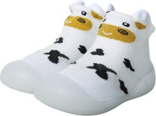 Baby Infant Toddler Boys Girls Cotton Sock Trainers Sneakers Shoes UK Size 3-4