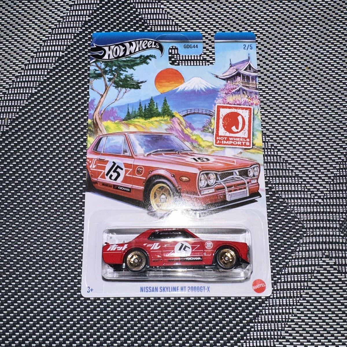 Hot Wheels 2024 HW J-Imports 2/5 Red Nissan Skyline HT 2000GT-X