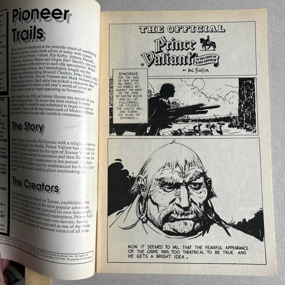 The Official Prime Valiant #4 Set. 1988 Pioneer Comics Foto 2 de 3