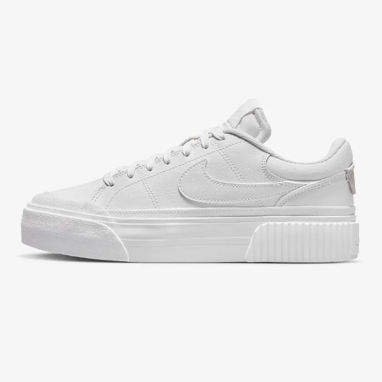 Кроссовки Nike Womens Court Legacy Lift Shoes Triple White (DM7590-101) доставлены в ускоренном порядке