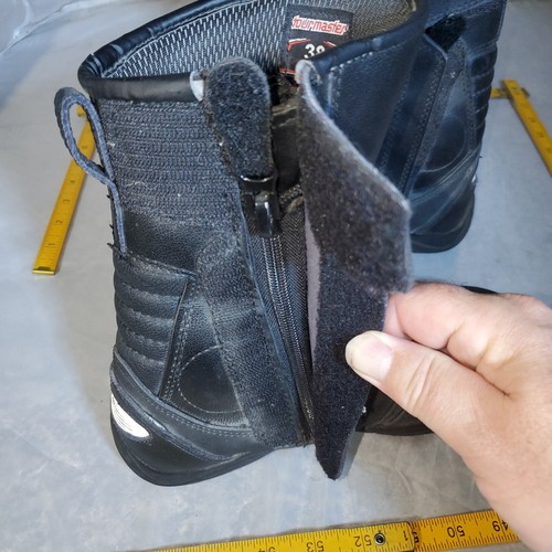 Tourmaster women's black motorcycle boots size 6.5 Breathable water proof - Picture 10 of 14