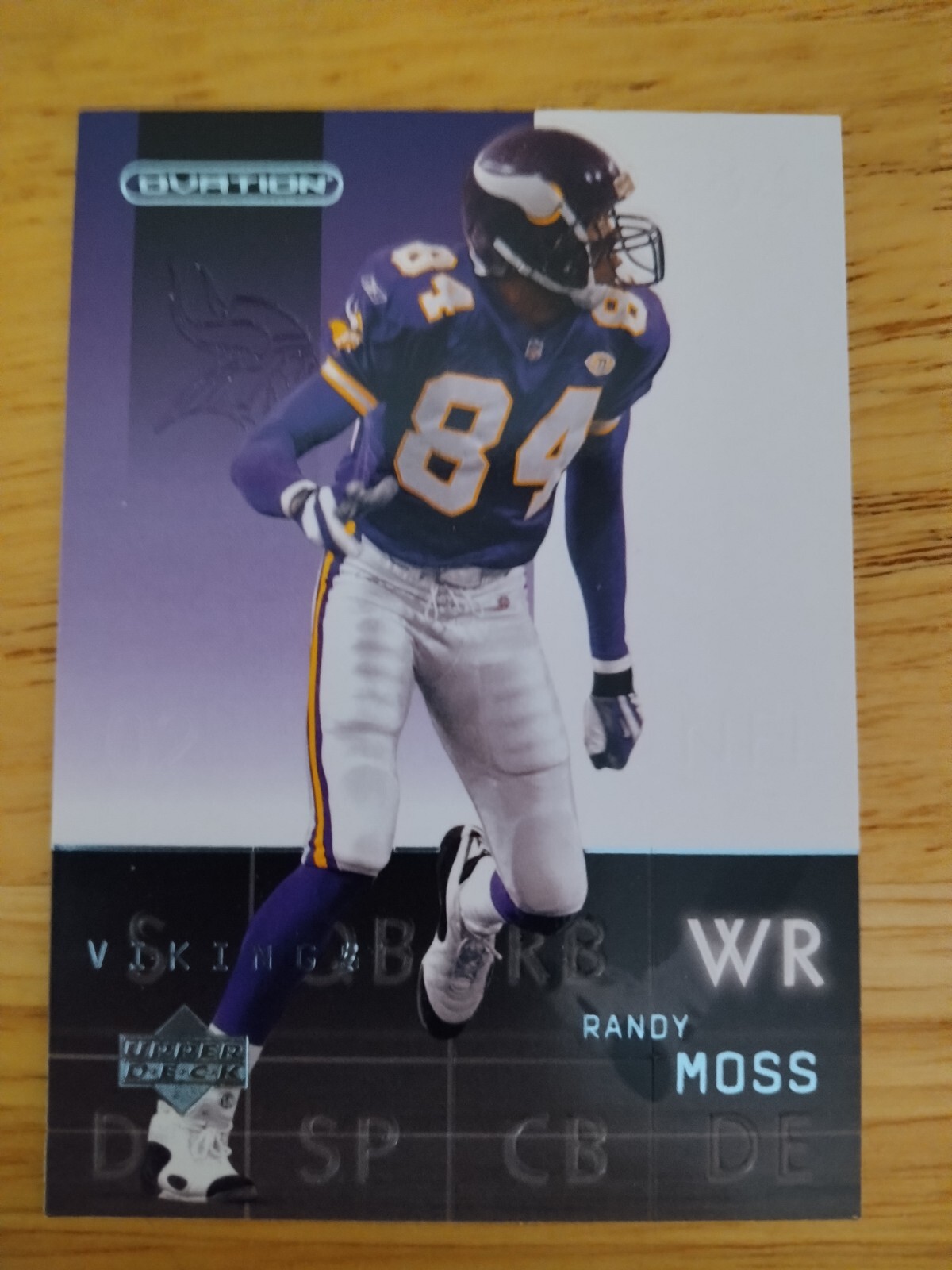 2002 Upper Deck Ovation Randy Moss #47 Minnesota Vikings