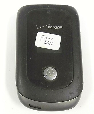 Motorola MOTO VU204 - Black ( Verizon ) Cellular Flip Phone