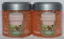 Yankee Candle Fragrance Spheres Odor Neutralizing Beads Lot Set 2 GARDEN PICNIC