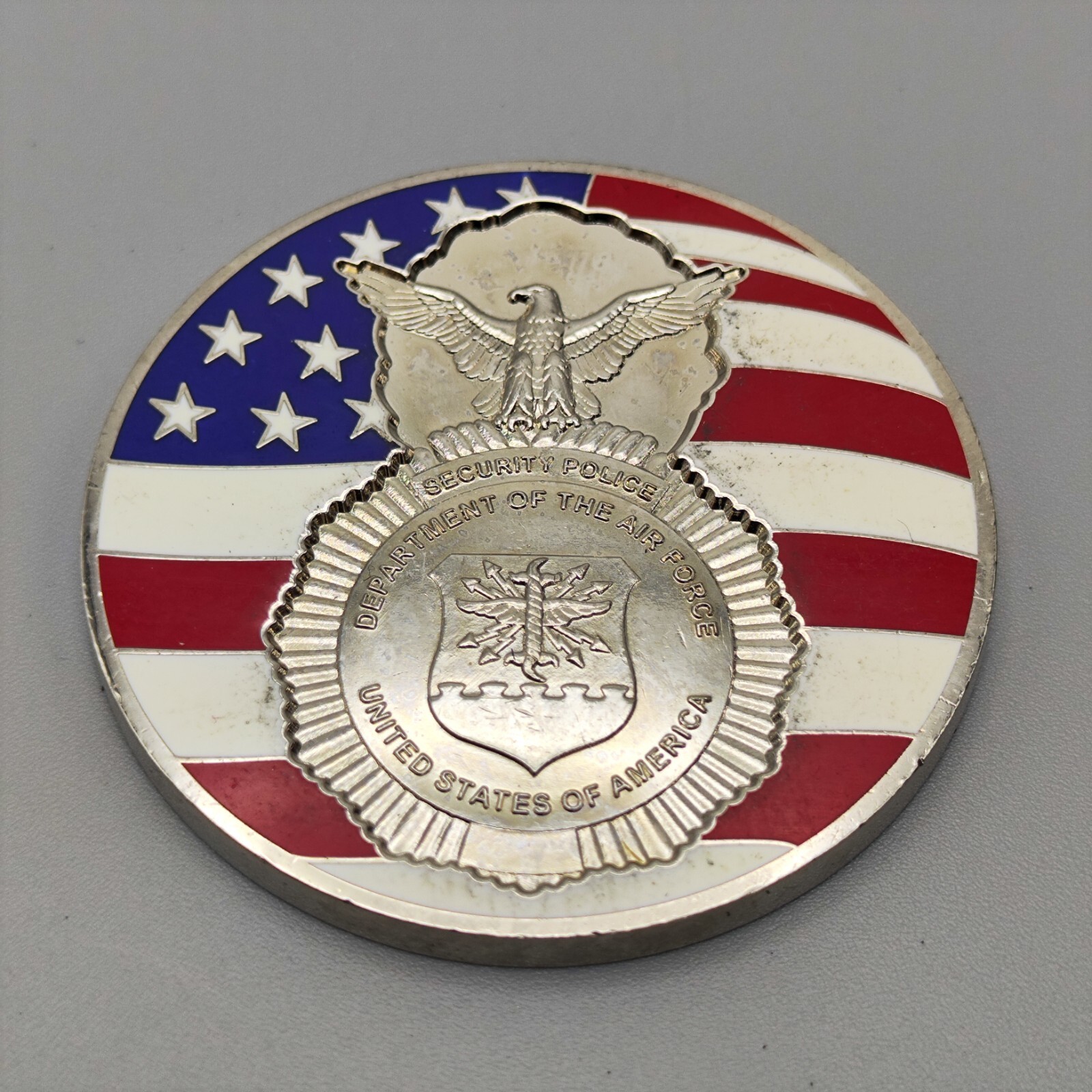 US Air Force Material Command AFMC Security Forces Squadron Challenge Coin