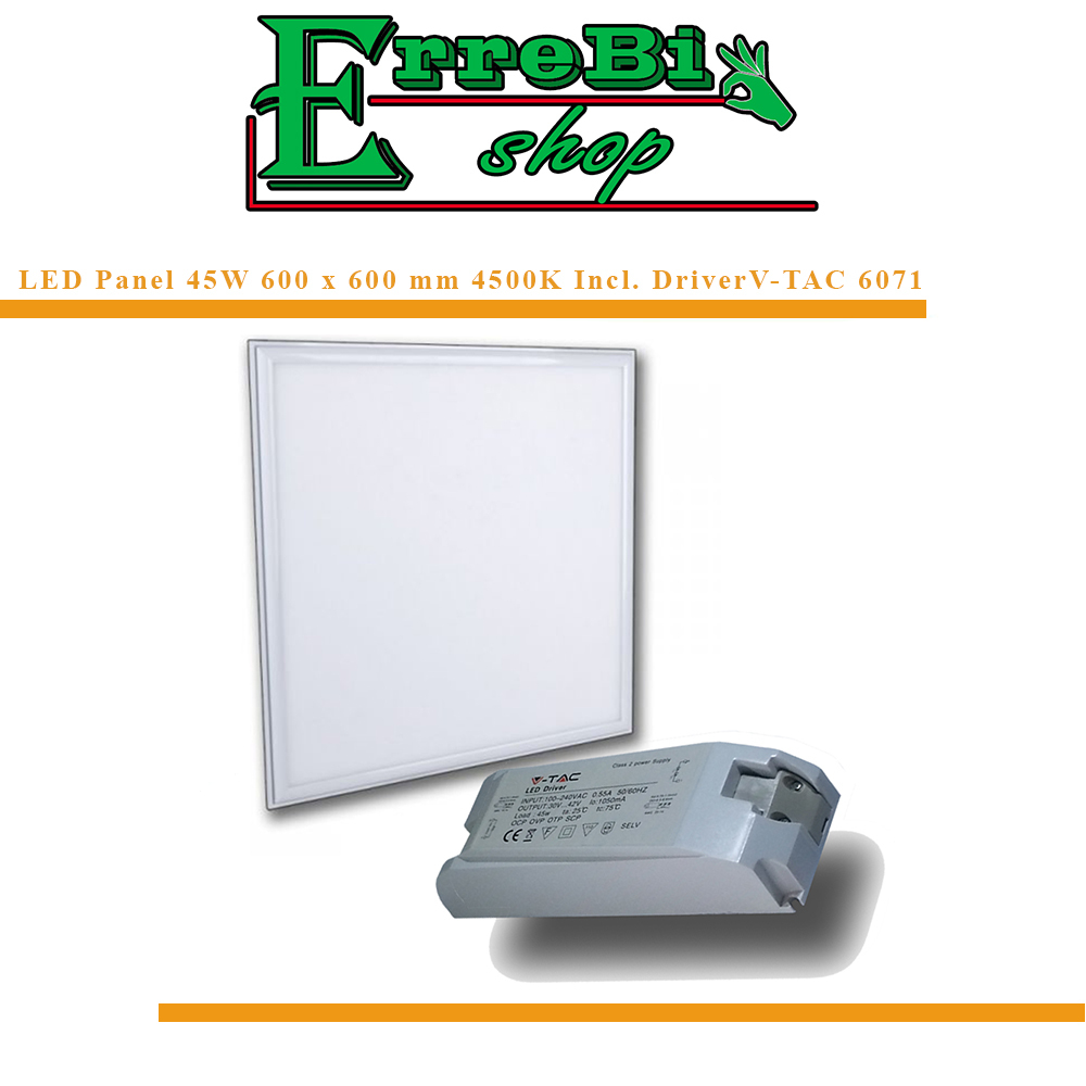 Risparmio Energetico Pannello LED 45W V-TAC 60x60 | Taglia la Bolletta