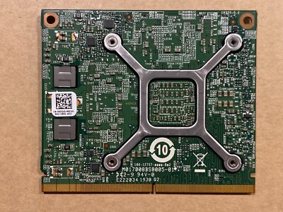 Dell QUADRO M1200 4gb Laptop Gddr5 N17p-q1-a2 Video Graphics Card