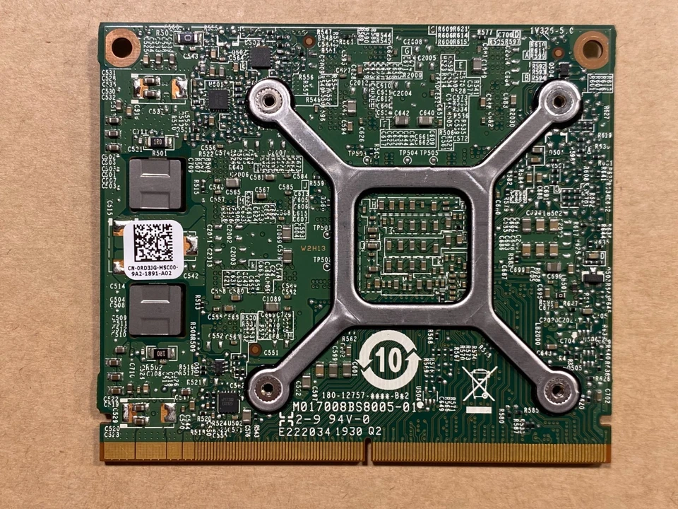 NEW Dell Precision 5520 7520 7710 7720 Nvidia Quadro M1200 4GB Video Card RD3JG - Image 2 of 3