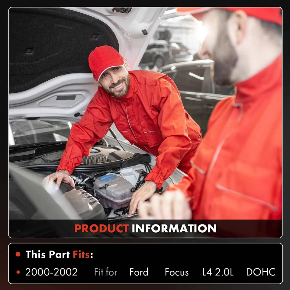 Compresor de aire acondicionado con polea de 6 ranuras y estilo FS10 para Ford Focus 00-02 2,0 L DOHC Foto 2 de 4