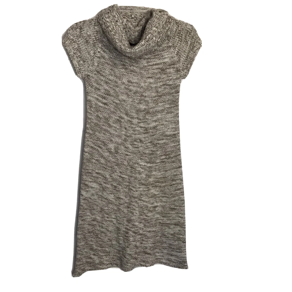 City Triangle 针织高领毛衣连衣裙 ~ 米色 ~ 小号 ~ 及膝 — 第 4/4 张图片