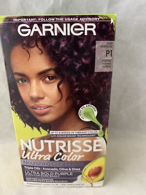 Garnier Nutrisse Nourishing Hair color Deepest Intense Purple               G-P1