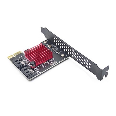 PCIE 1X GEN3 To Sata3.0 2 Port 6G Transfer Expansion Hard Disk JMB582 Chip
