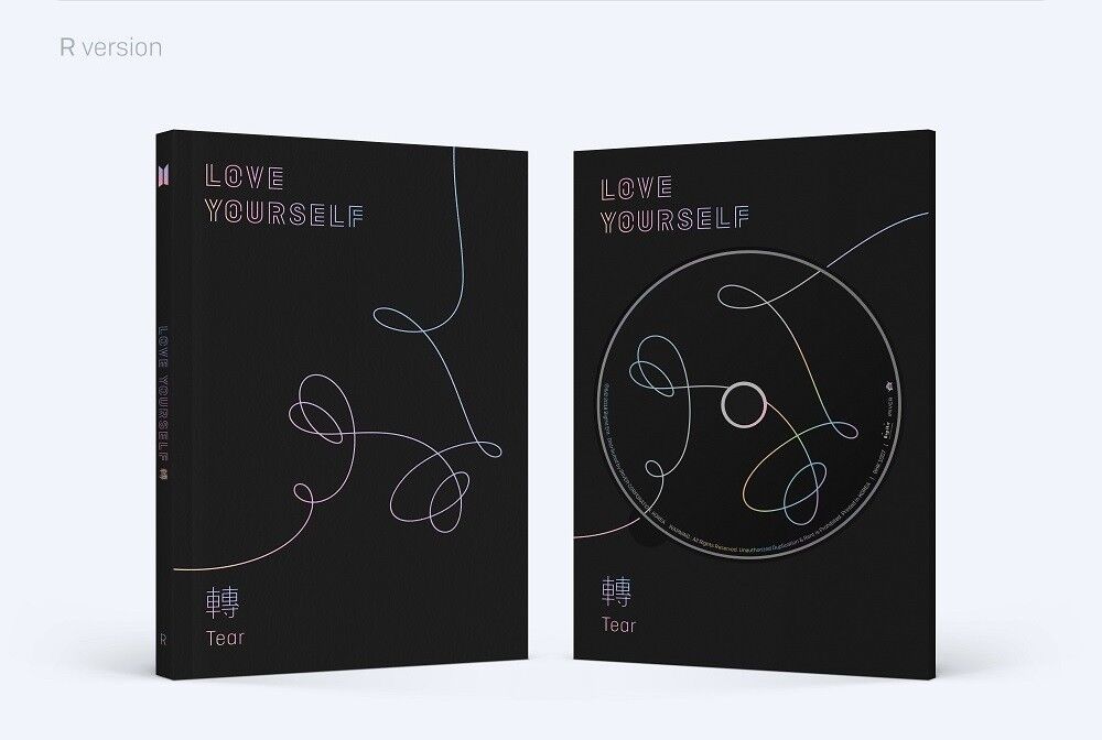 BTS 3rd Album [LOVE YOURSELF 轉‘Tear’] R Ver. CD+P.Book+M.Book+Photocard+S.Photo