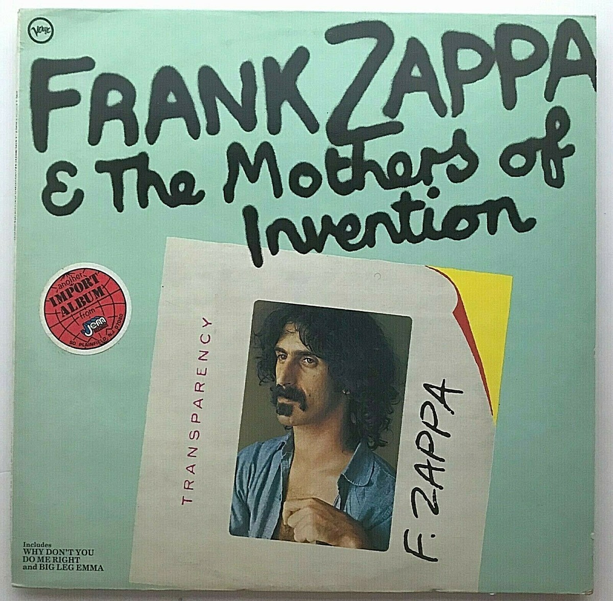 洋楽 Frank Zappa And The Mothers Of Invention Frank Zappa & The Mothers Of Invention - Whisky A Go Go