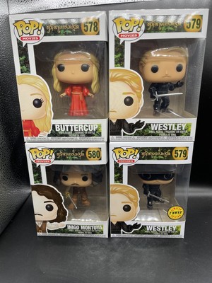 Funko Pop! The Princess Bride Full Set Of 4 Westley (+ Chase) Buttercup & Inigo | eBay