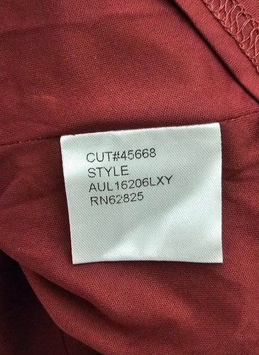 Tadashi Shoji Womens Size 6 Daru 3/4 Sleeve Gown In Raisin Red, $480 - Picture 12 of 12
