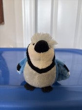 GANZ Webkinz Lil' Kinz Blue Jay HS504 Blue Bird Plush Stuffed Animal no code