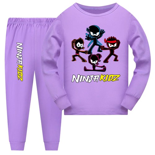 Sleepwear Kids NINJA KIDZ Pajamas Pajamas Sets Boys Girls Pyjamas Nightwear - Picture 35 of 59