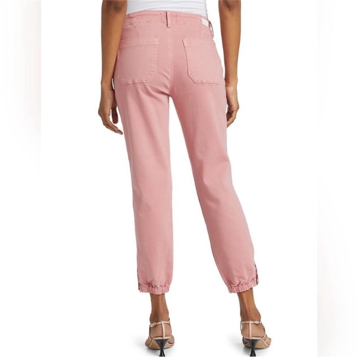 Paige Jeans Mayslie Jogger in Vintage Ash Rose Pink | eBay