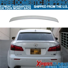 Fit 06-13 Lexus IS250 OE Factory Roof Spoiler #074 Painted Glacier Frost Mica