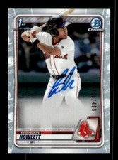 2020 Bowman #CPA-BH Brandon Howlett Chrome Prospect Autographs Refractor #/499