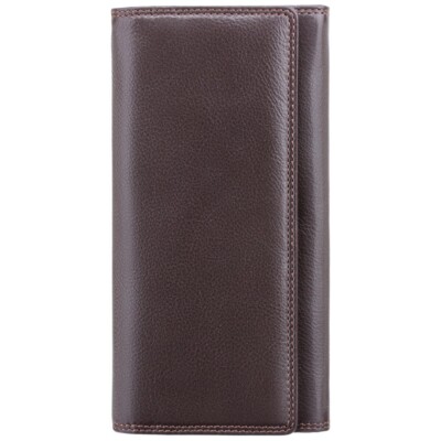 Visconti Heritage-35 Soft Leather Large Ladies Purse (Brown) Top Gift For Family