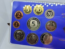 Deutsche Mark DM Kursm&uuml;nzensatz 1964-2001 A,D,F,G,J Auswahl polierte Platte