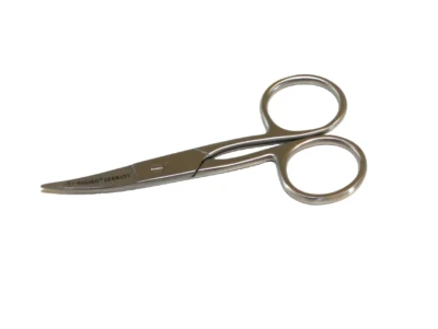MASAKO INSTRUMENTE Nagelschere gebogen Schere Nägel Nail Scissors 9 cm Edelstahl rostfrei kürzen