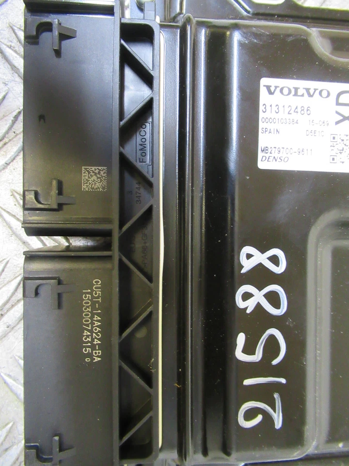 2015 VOLVO V60 D4 R-DESING 155 2.0 DIESEL MANUAL MK1 ENGINE ECU REF21588 - Image 2 of 4