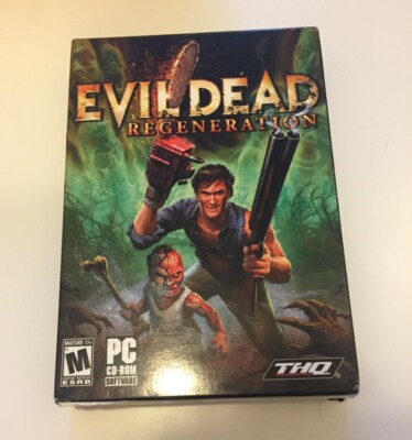 Evil Dead: Regeneration (PC, 2005) Box PC DVD Game 4 Disc Set