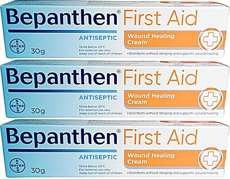 Bepanthen First Aid Cream Antiseptic Wound Ulcers Promote Natural