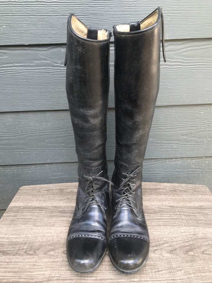 Demi-guêtres Personnalisées DER DAU TAILLE PLUS En Cuir Veau Rose Et Marron - 18 Pouces De Large