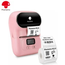 Phomemo M110 Portable Bluetooth Thermal Label Makers Pocket POS Receipt Printer
