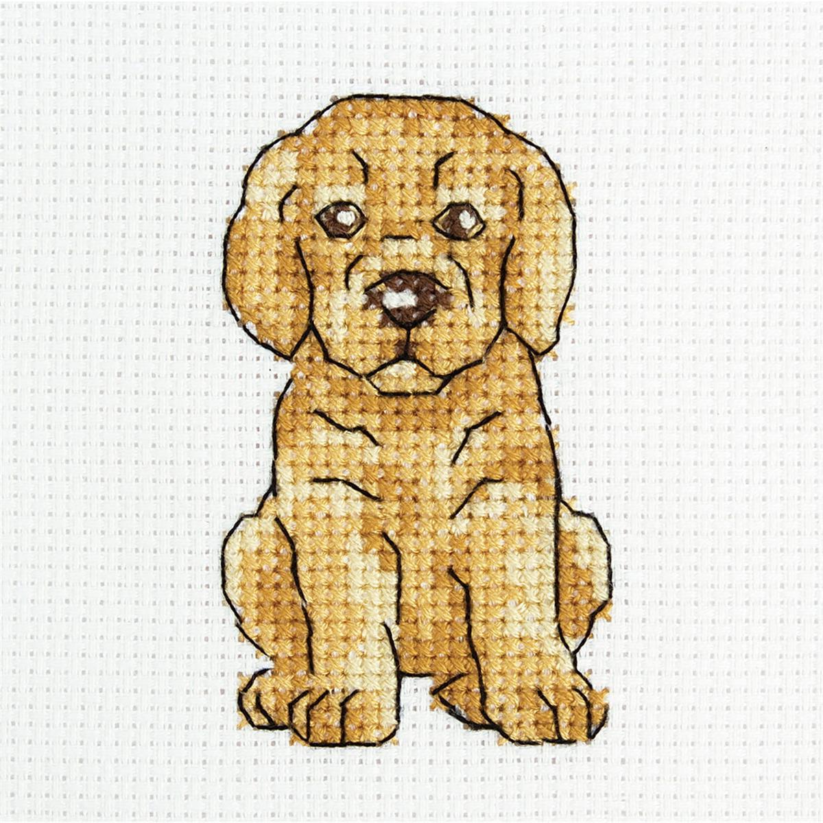RTO counted Cross Stitch Kit ""Clumsy Jackie"" H241, 9x9 cm, DIY