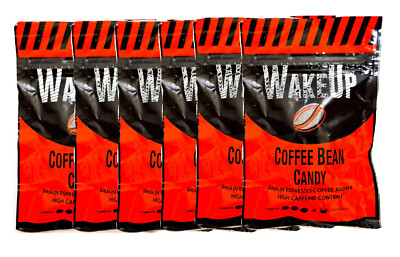 Bonbons Kaffee Espresso WakeUp Coffe Bean Candy Firma Edel 6x45g im SPARANGEBOT!
