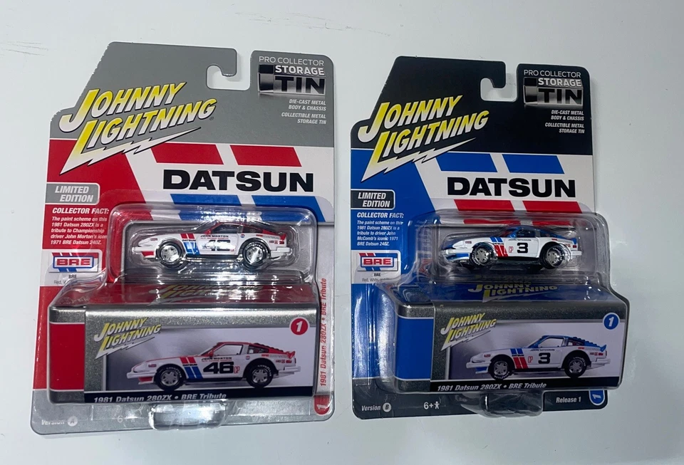 Juego Datsun 2024 Johnny Lightning 1981 Datsun 280ZX BRE TRIBUTE Lote 2 Foto 4 de 4