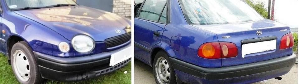 TOYOTA COROLLA E11 SEDÁN L/B H/B 1997 99 PARES GUARDABARROS DELANTERO DERECHO DERECHO NUEVO  Foto 2 de 2