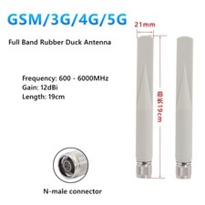 1PCS N GSM/3G/4G/5G Omnidirectional Antenna 600 - 6000MHz Rubber Duck Antenna