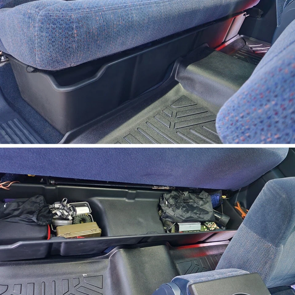 Underseat Storage Box 1999-2006 fits Chevy GMC Silverado Sierra Extended Cab - Image 2 of 4