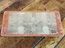 Antique Stereoview American Views AU SABLE CHASM NEW YORK