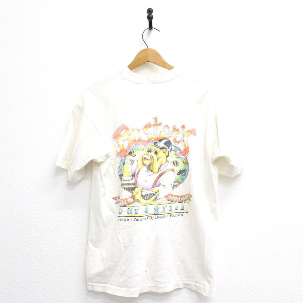 Vintage Buster's Bar and Grill Florida T Shirt Large Gem