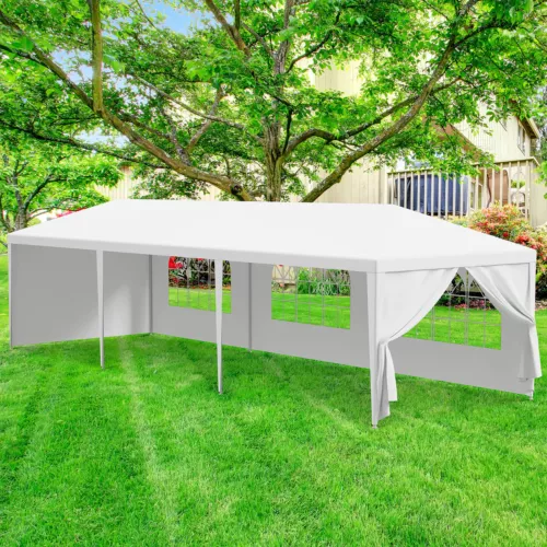 10'x30' Portable Canopy Party Tent Wedding Tent Outdoor Pavilion Cater BBQ Tent - Picture 10 of 11