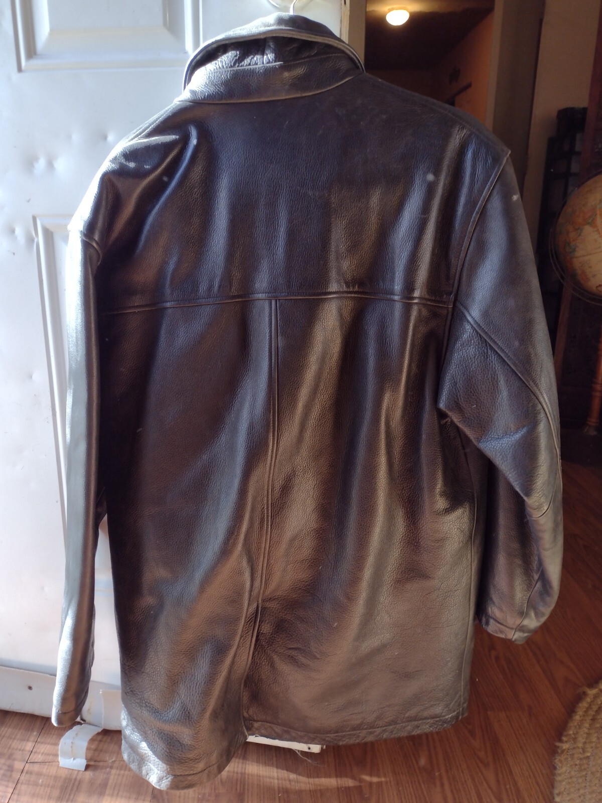 Docker Leather Dock Worker's Coat - image 2