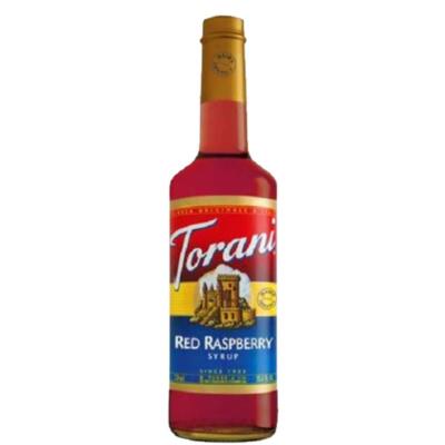 Torani Red Raspberry Syrup 25.4 Fl Oz Natural Flavor for Drinks Desserts