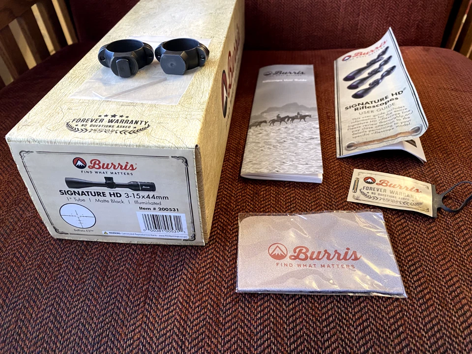 Телескоп Burris Signature HD 3-15x44 мм матовый черный (только коробка!!! - БЕЗ ПРИЦЕЛА) - Изображение 3 из 4