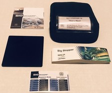 Lee Filters Big Stopper 10 Glass Filter ND 75mmx90mm S5BS w/Pouch