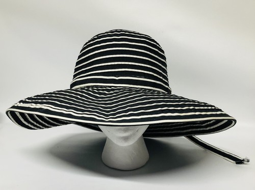D\u0026Y Womens Wide Brim Ribbon Floppy Sun 