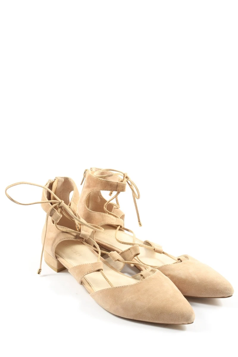 HALLHUBER Ballerina con cinturino Donna Taglia IT 40 color carne
