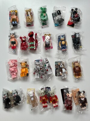 3 Bearbrick Be@rbrick Sealed with Card Series Medicom Toy 100%